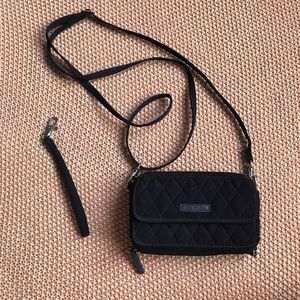 Navy blue cross body bag